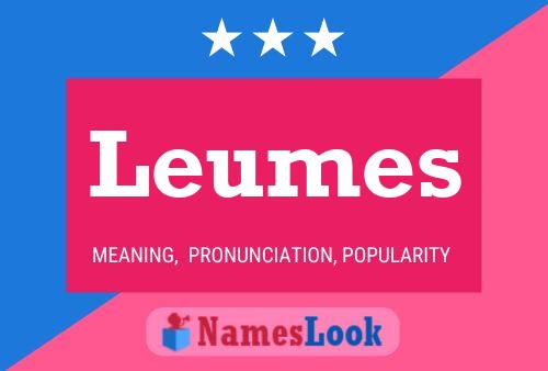 Leumes Name Poster