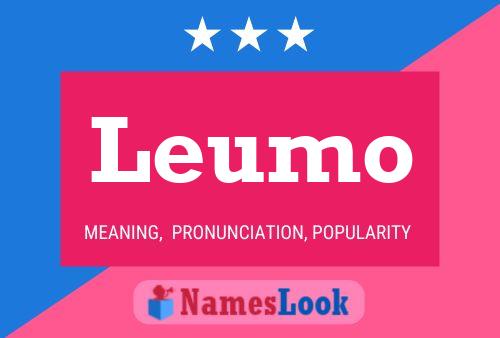 Leumo Name Poster