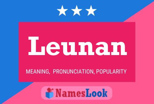 Leunan Name Poster