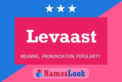 Levaast Name Poster