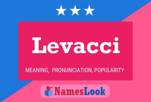 Levacci Name Poster