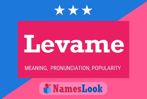 Levame Name Poster