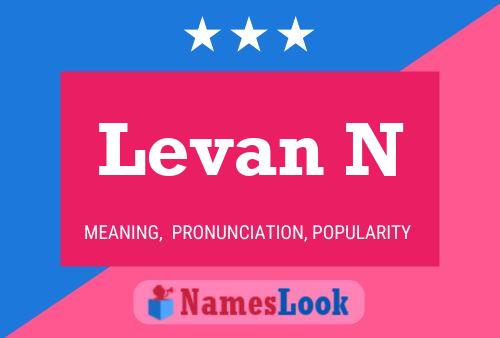 Levan N Name Poster