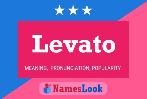 Levato Name Poster