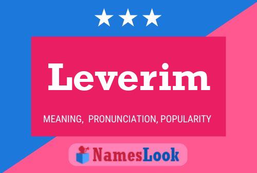 Leverim Name Poster