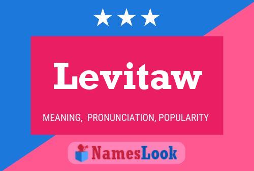 Levitaw Name Poster