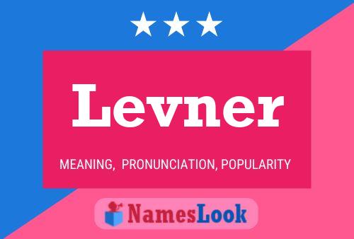 Levner Name Poster