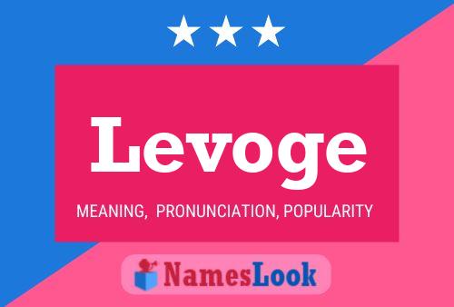 Levoge Name Poster