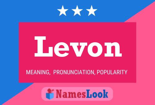 Levon Name Poster