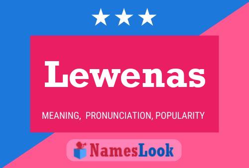 Lewenas Name Poster