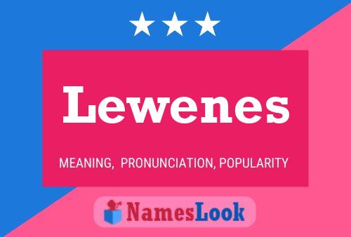 Lewenes Name Poster