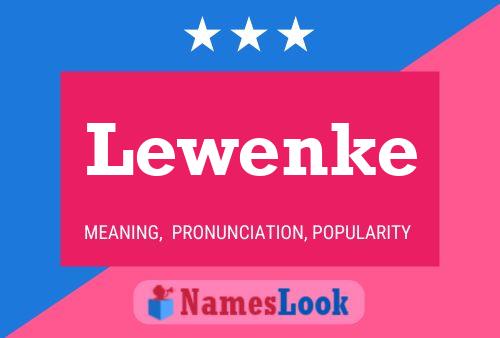 Lewenke Name Poster