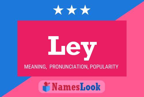 Ley Name Poster