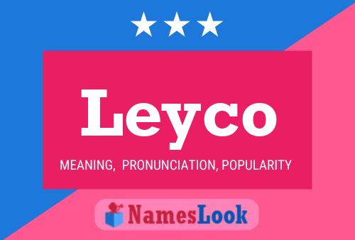 Leyco Name Poster