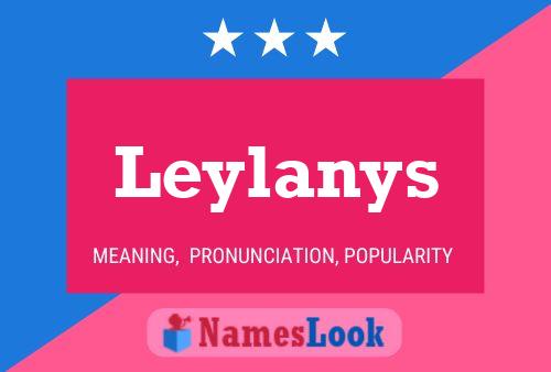 Leylanys Name Poster