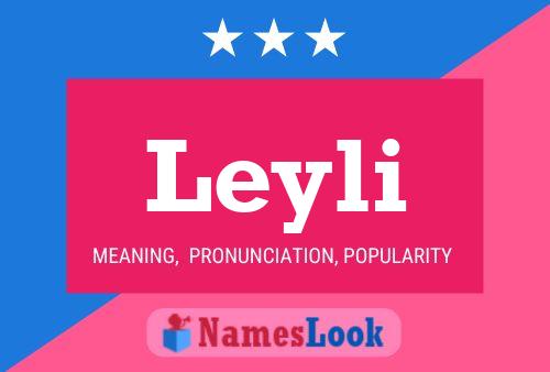 Leyli Name Poster