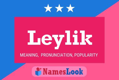 Leylik Name Poster