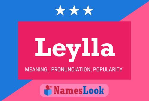 Leylla Name Poster