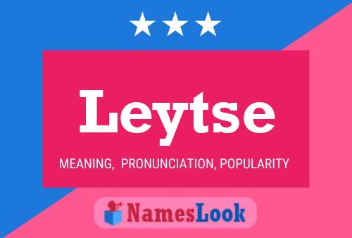 Leytse Name Poster