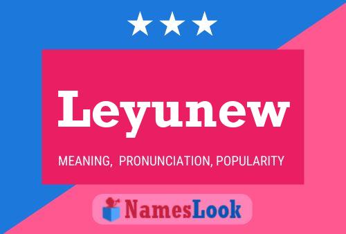 Leyunew Name Poster