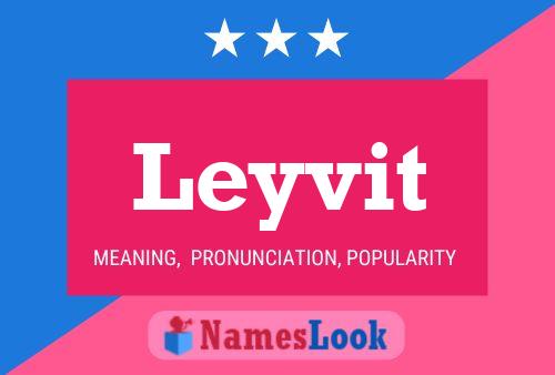 Leyvit Name Poster