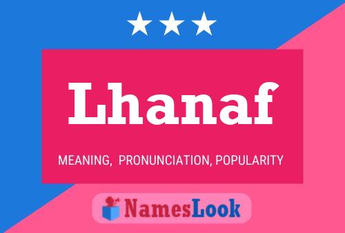 Lhanaf Name Poster