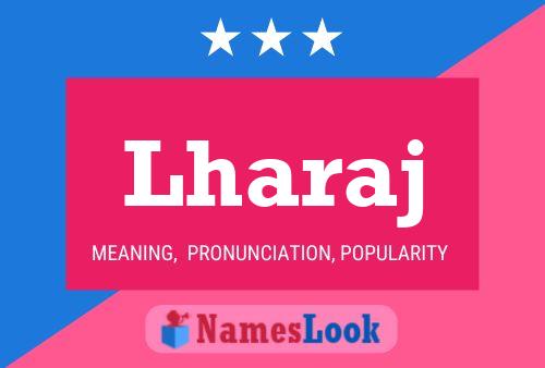 Lharaj Name Poster