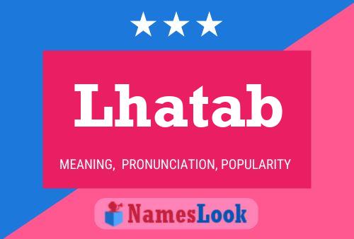 Lhatab Name Poster