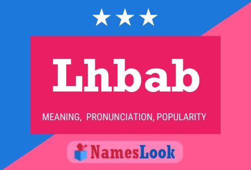 Lhbab Name Poster