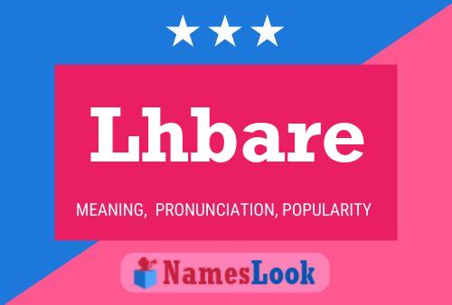 Lhbare Name Poster