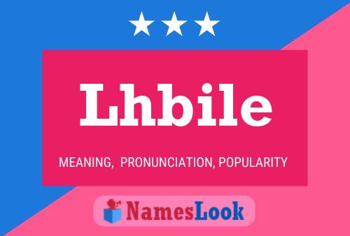 Lhbile Name Poster