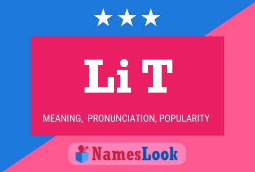 Li T Name Poster