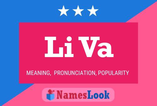 Li Va Name Poster