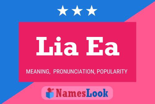 Lia Ea Name Poster