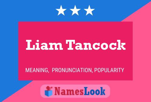 Liam Tancock Name Poster