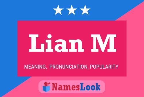 Lian M Name Poster