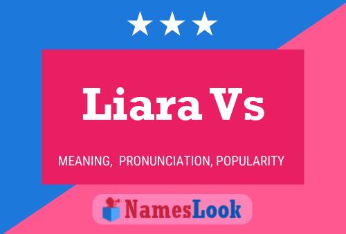 Liara Vs Name Poster