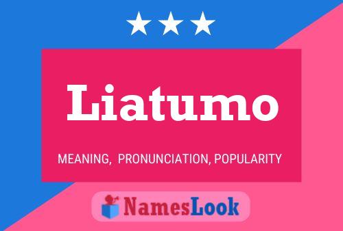 Liatumo Name Poster