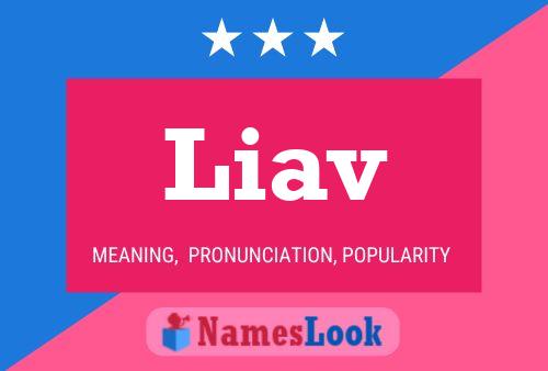 Liav Name Poster