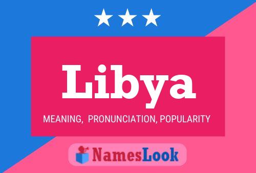 Libya Name Poster