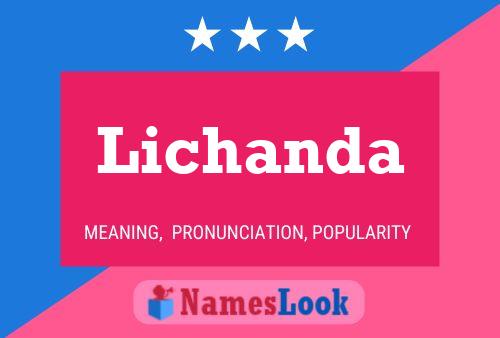 Lichanda Name Poster