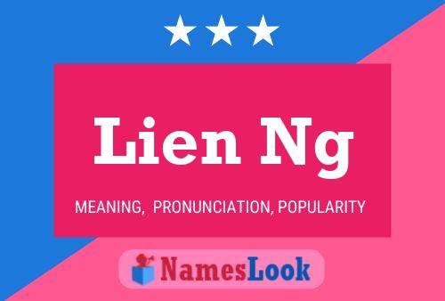 Lien Ng Name Poster