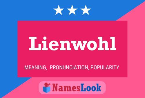 Lienwohl Name Poster