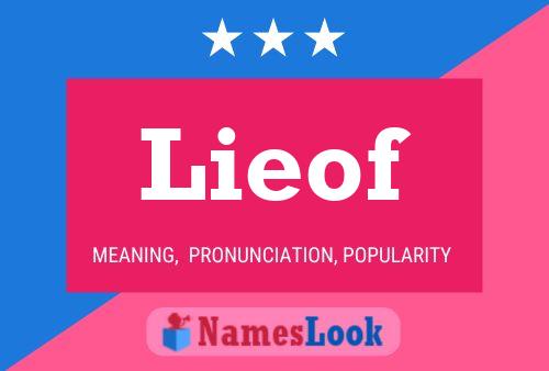 Lieof Name Poster