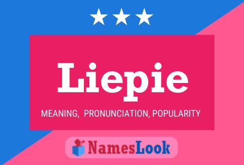 Liepie Name Poster