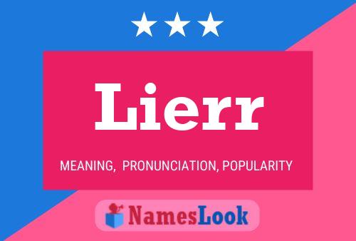 Lierr Name Poster