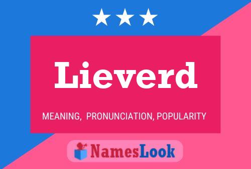 Lieverd Name Poster