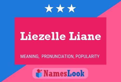 Liezelle Liane Name Poster