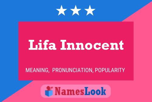 Lifa Innocent Name Poster