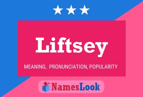 Liftsey Name Poster